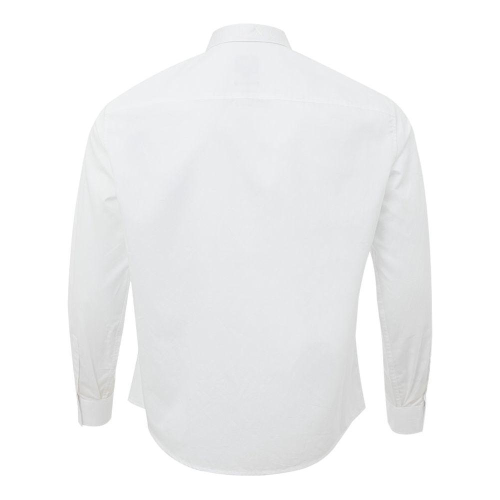 Armani Exchange Elegant White Cotton Shirt for Men Armani Exchange