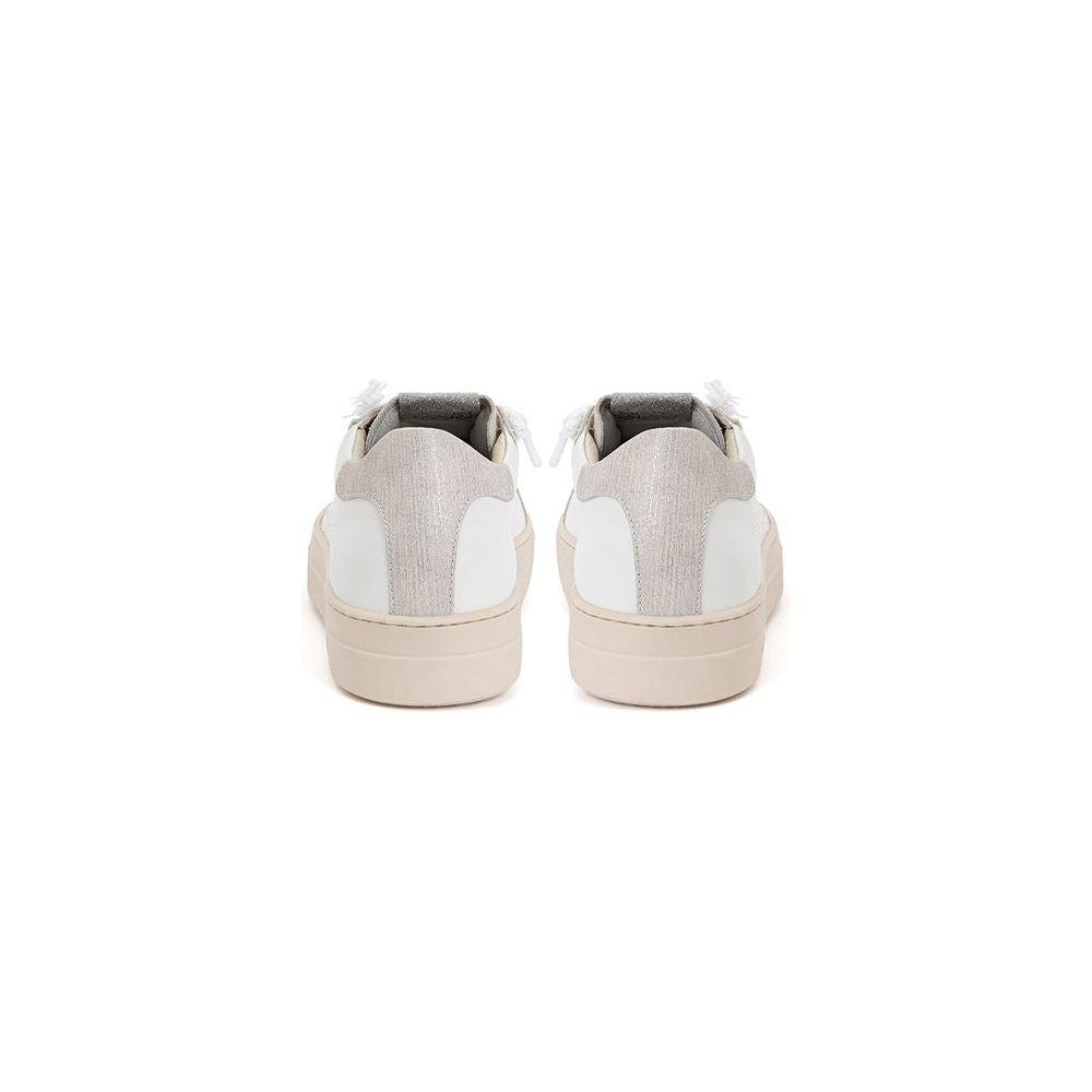 P448 Elegant White Leather Sneakers P448