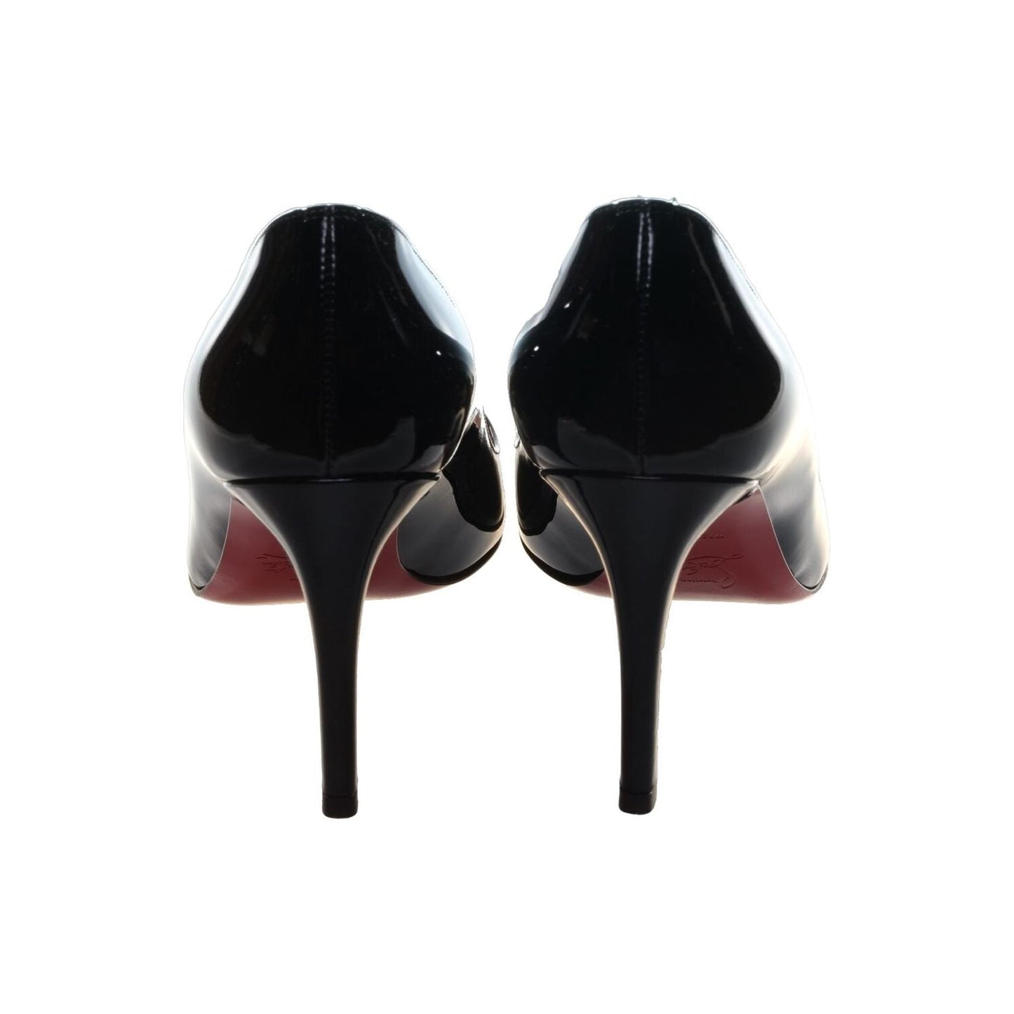 Christian Louboutin Pigalle 85 Black Leather High Heel Pumps Christian Louboutin