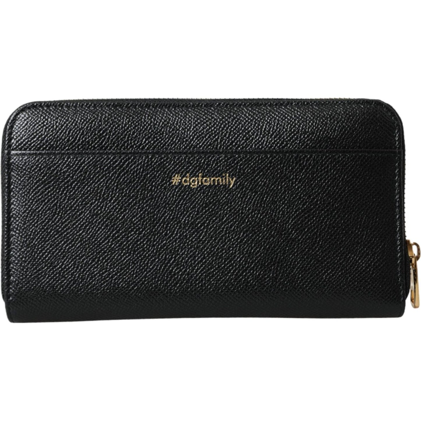 Dolce & Gabbana Black Blue Leather #DGFAMILY Zipper Continental Men Wallet Dolce & Gabbana