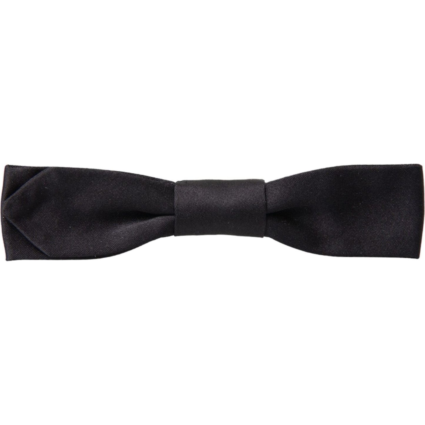 Dolce & Gabbana Black Silk Adjustable Neck Men Bow Tie Dolce & Gabbana