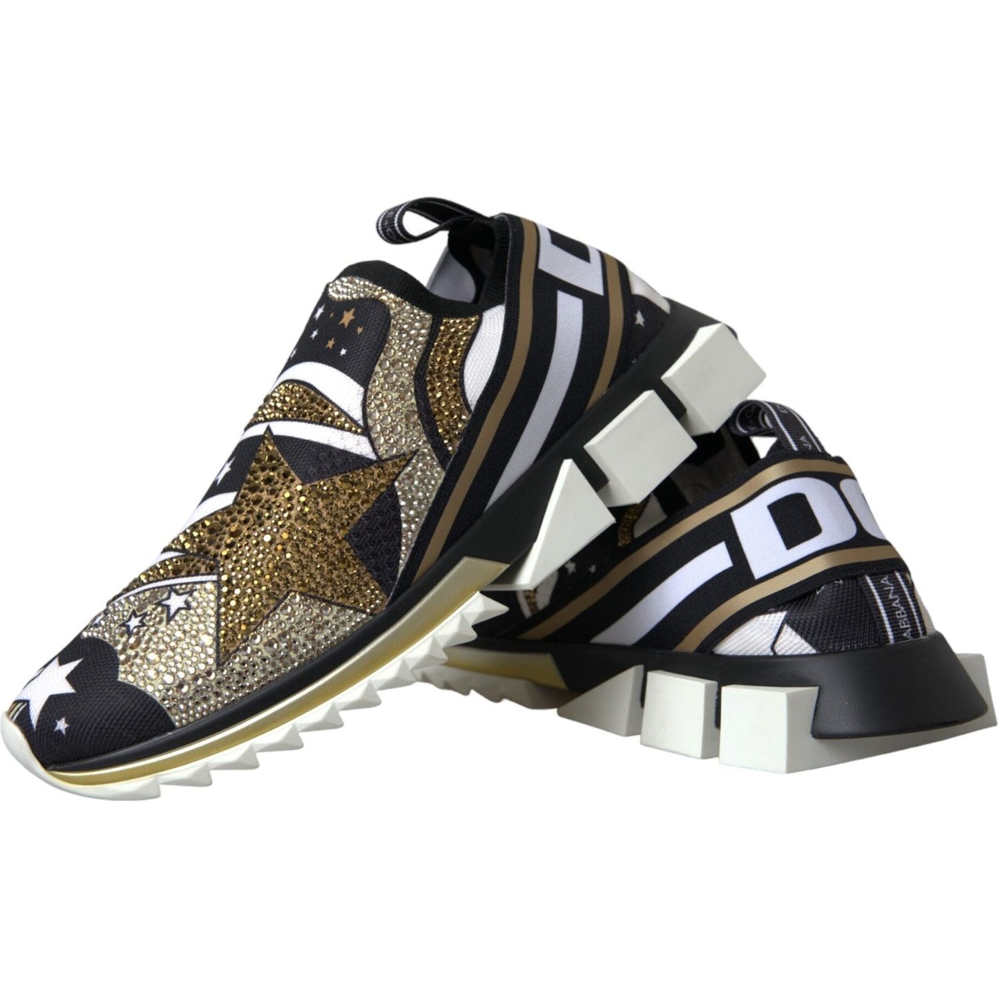 Dolce & Gabbana Multicolor Comet Star Print Sorrento Sneakers Shoes Dolce & Gabbana