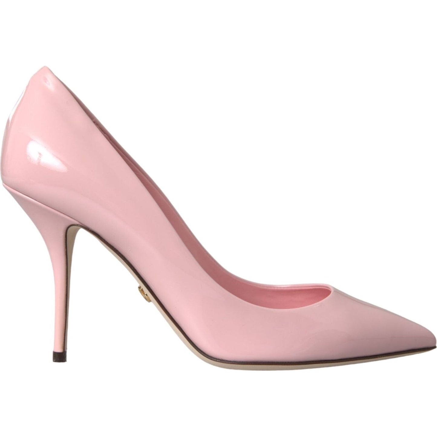 Dolce & Gabbana Light Pink Patent Leather Pumps Heels Shoes Dolce & Gabbana