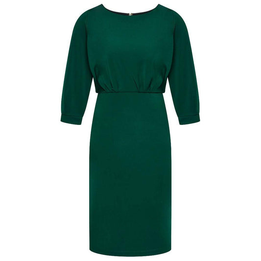 PINKO Green Viscose Dress PINKO