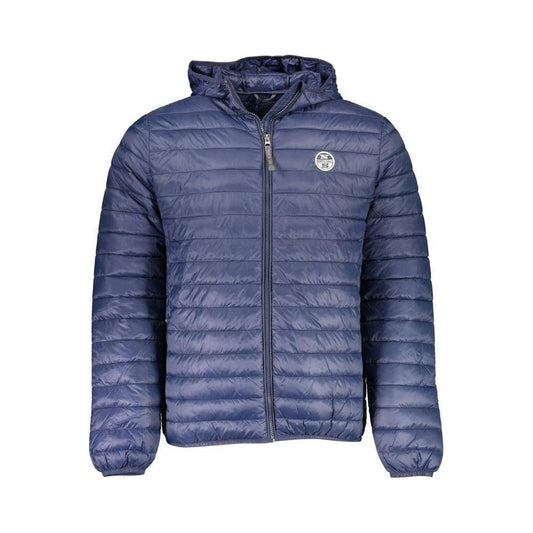 North Sails Blue Polyamide Men Jacket North Sails