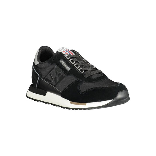 Napapijri Black Polyester Men Sneaker Napapijri