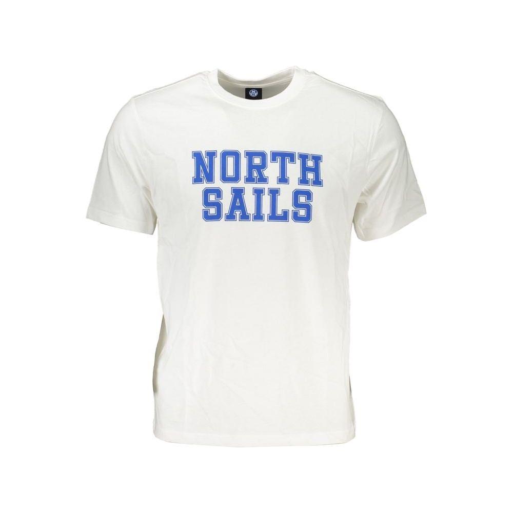 North Sails White Cotton T-Shirt North Sails