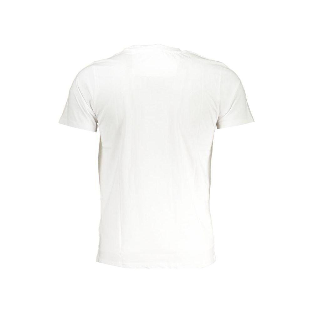 Cavalli Class White Cotton T-Shirt Cavalli Class