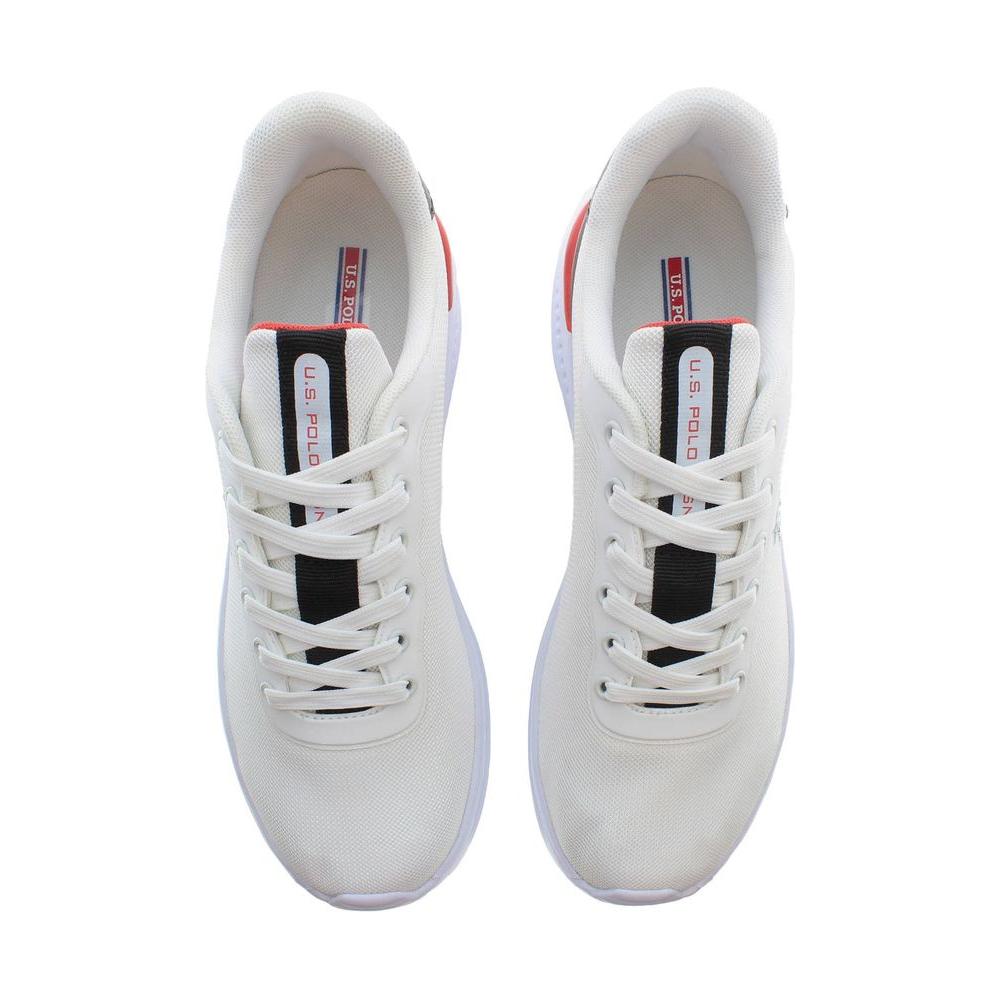 U.S. POLO ASSN. White Polyester Men Sneaker U.S. POLO ASSN.