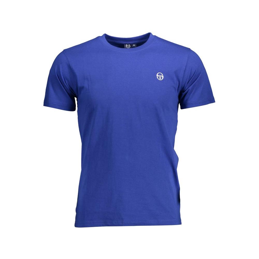 Sergio Tacchini Blue Cotton T-Shirt Sergio Tacchini