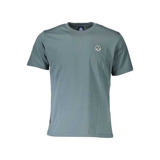 North Sails Green Cotton Men T-Shirt North Sails