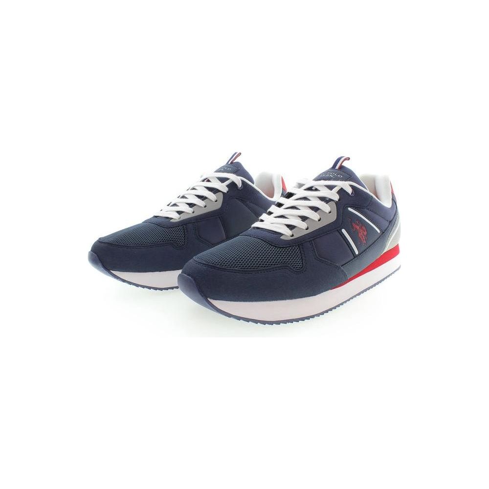 U.S. POLO ASSN. Blue Polyester Men Sneaker U.S. POLO ASSN.