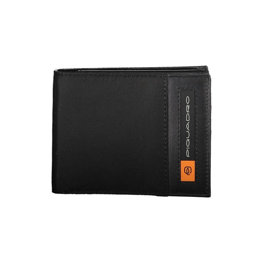 Piquadro Black RPET Men Wallet Piquadro