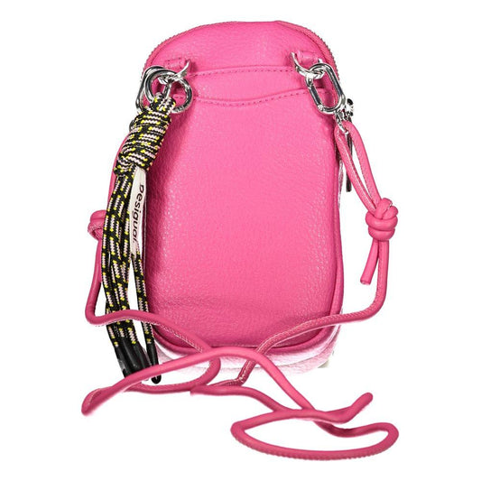 Pink Polyethylene Handbag