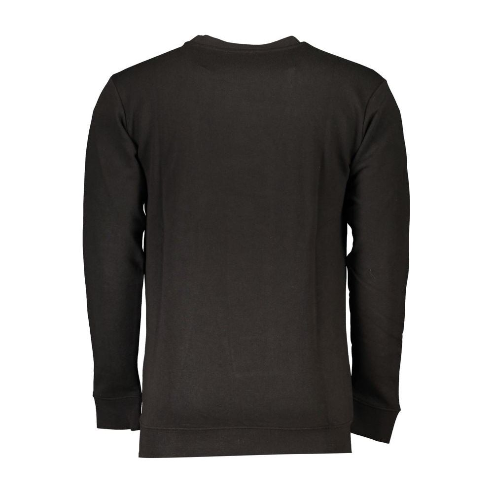 Cavalli Class Black Cotton Sweater Cavalli Class