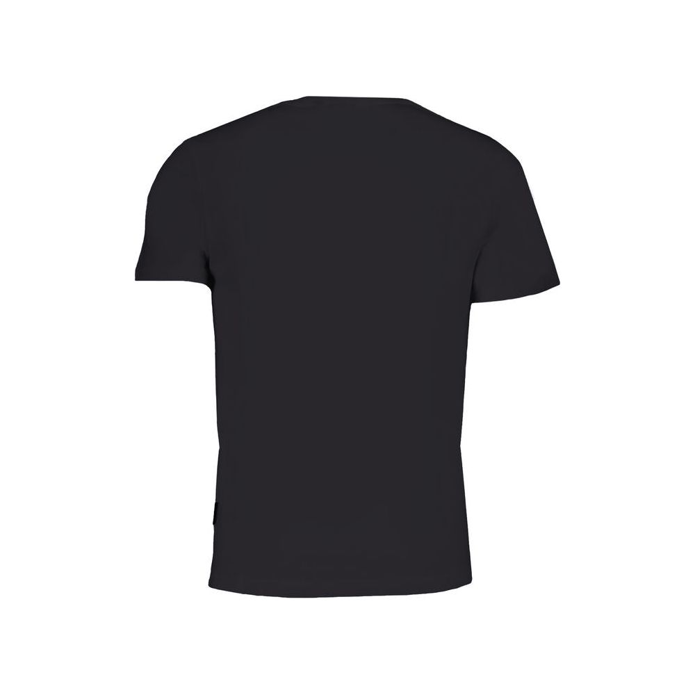 Napapijri Black Cotton T-Shirt Napapijri