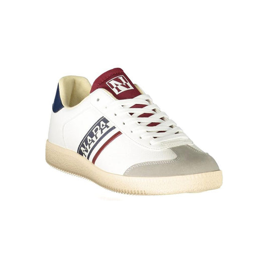 Napapijri White Polyester Sneaker Napapijri