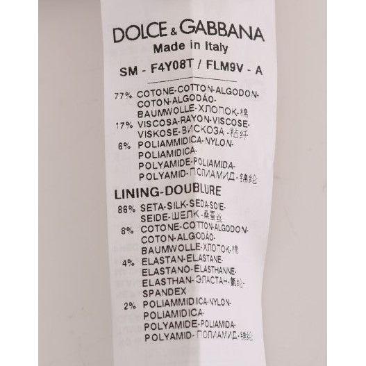 Dolce & Gabbana Elegant Floral Lace A-Line Mini Skirt Dolce & Gabbana