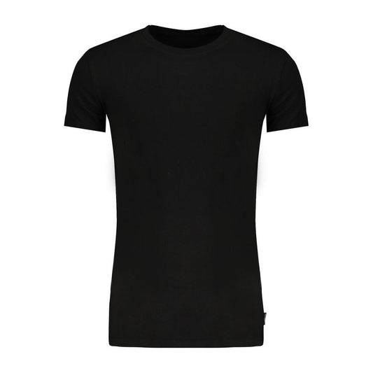 Gaudi Black Cotton T-Shirt Gaudi