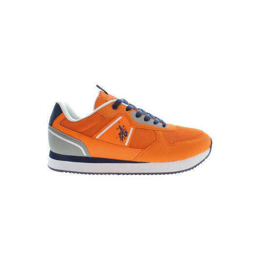 U.S. POLO ASSN. Orange Polyester Men Sneaker U.S. POLO ASSN.