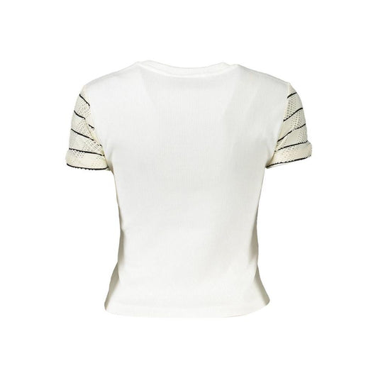 Desigual White Cotton Women Top Desigual