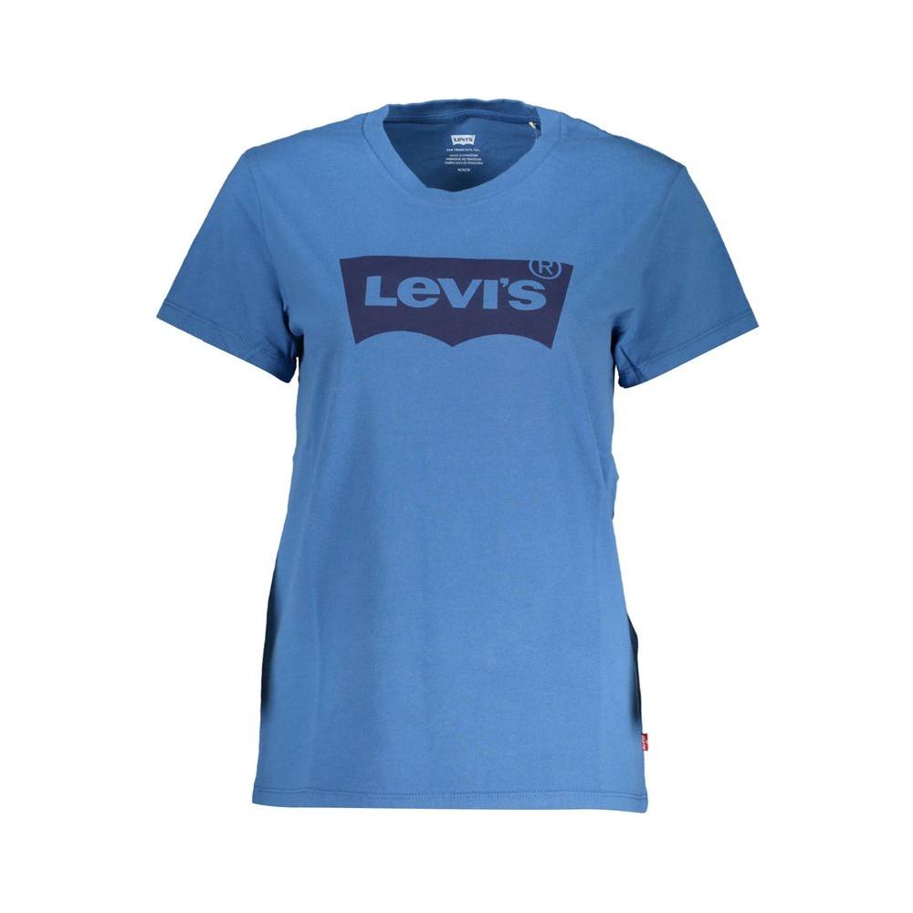 Levi's Blue Cotton Women T-Shirt Levi's