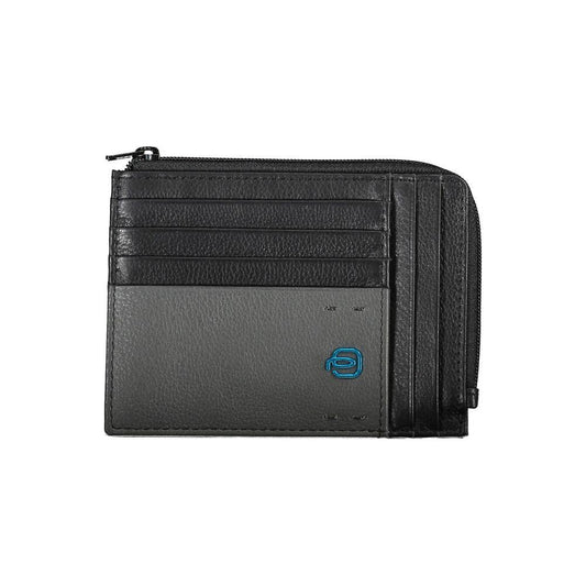 Piquadro "Black Leather Men Wallet" Piquadro