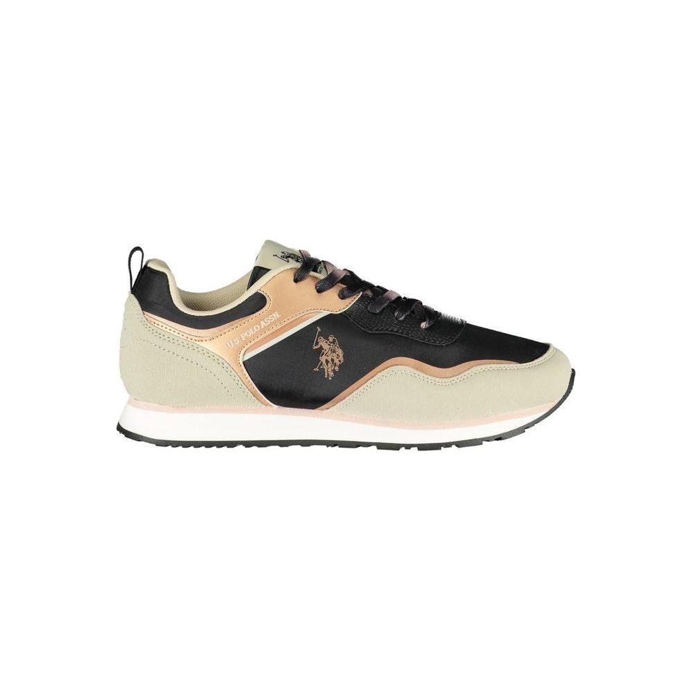 U.S. POLO ASSN. Black Polyester Sneaker U.S. POLO ASSN.