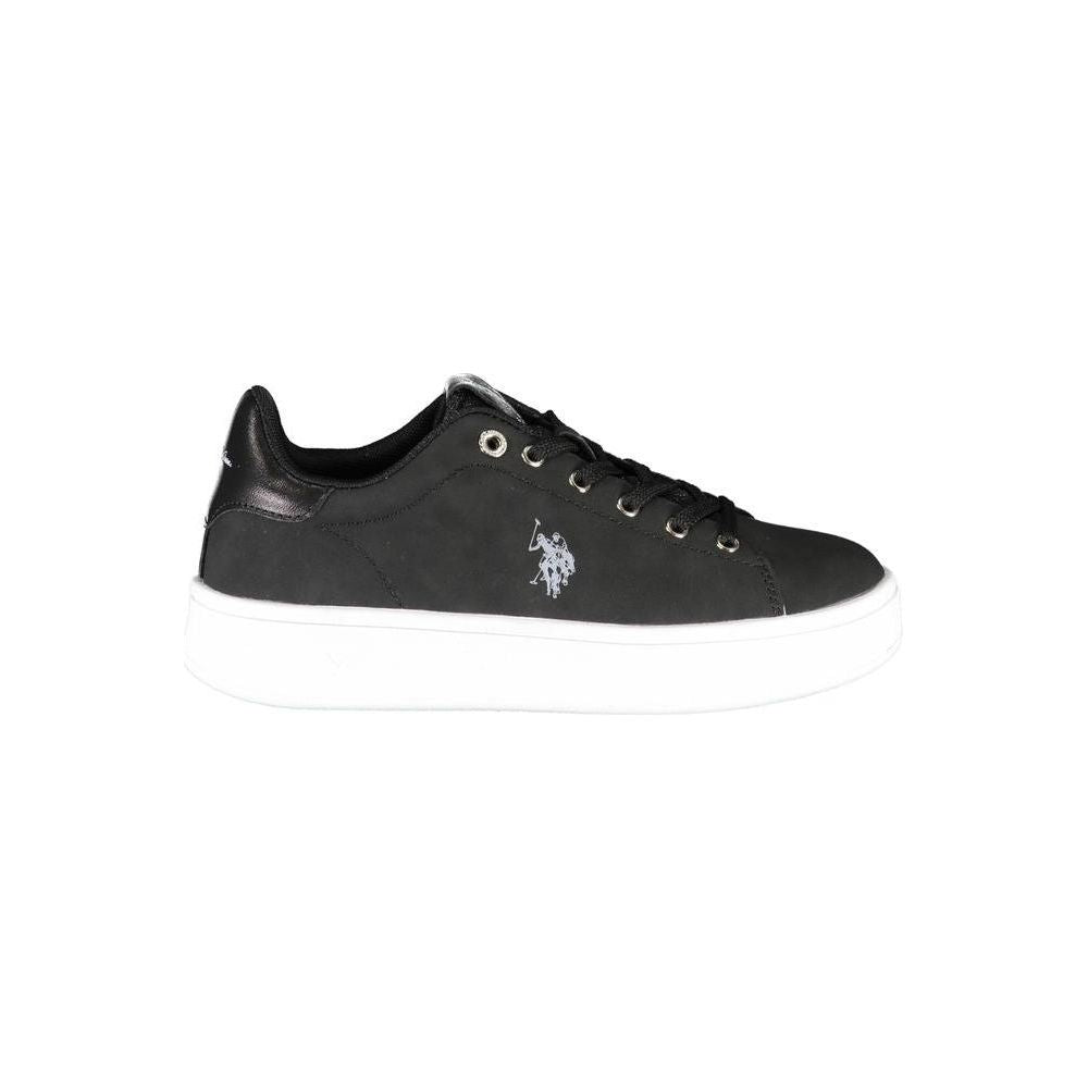 U.S. POLO ASSN. Black Polyester Women Sneaker U.S. POLO ASSN.