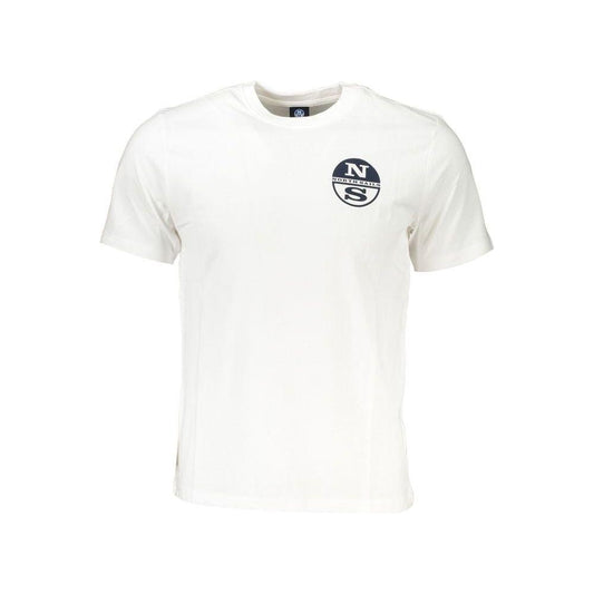 North Sails White Cotton T-Shirt North Sails