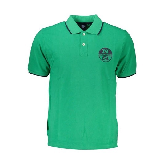 North Sails Green Cotton Polo Shirt North Sails