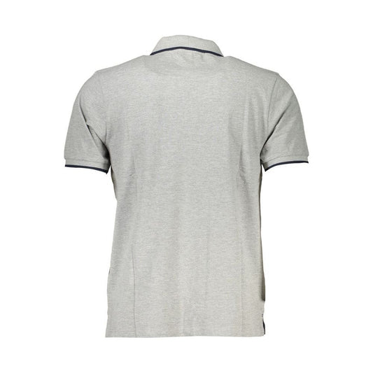 North Sails Gray Cotton Polo Shirt North Sails