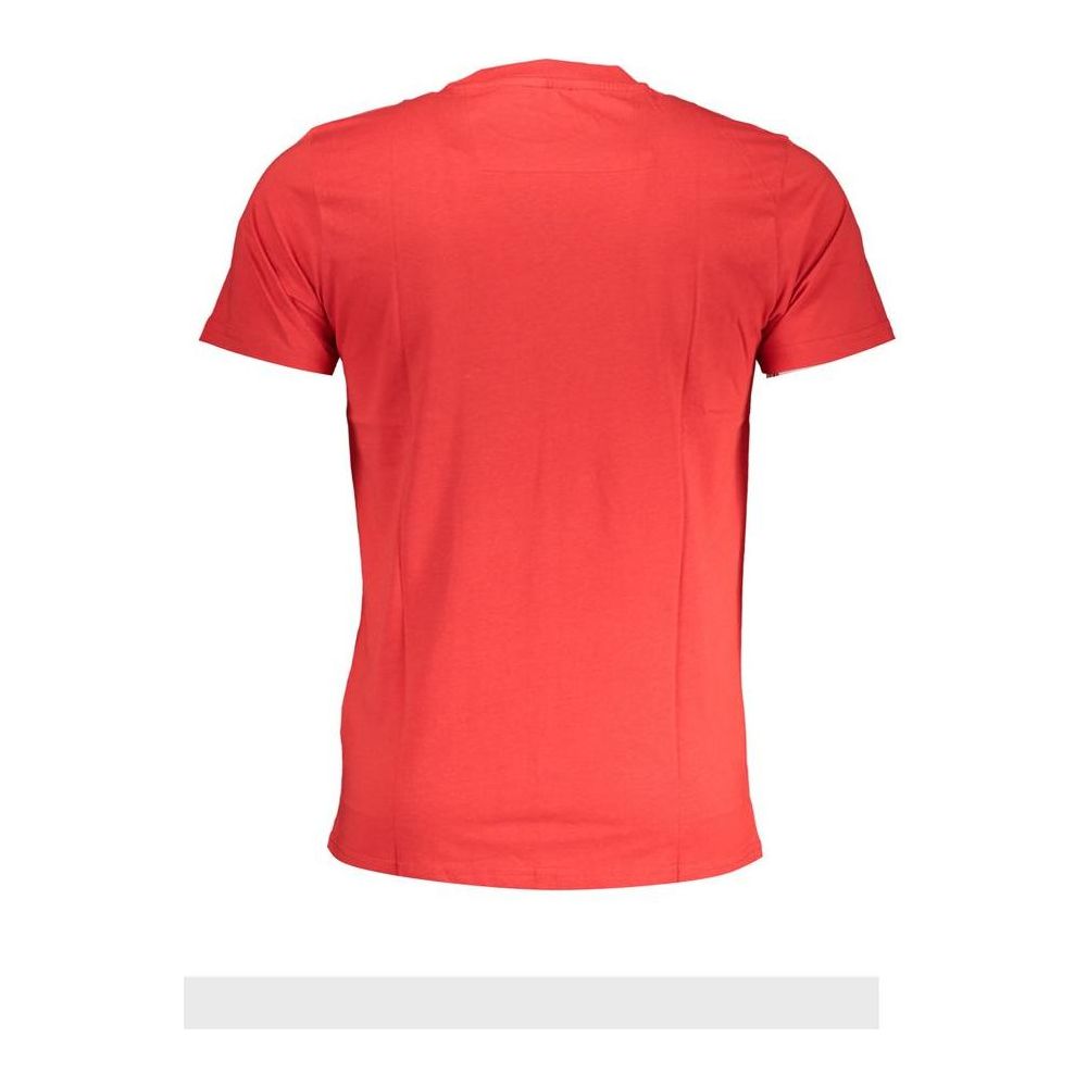 Cavalli Class Red Cotton T-Shirt Cavalli Class