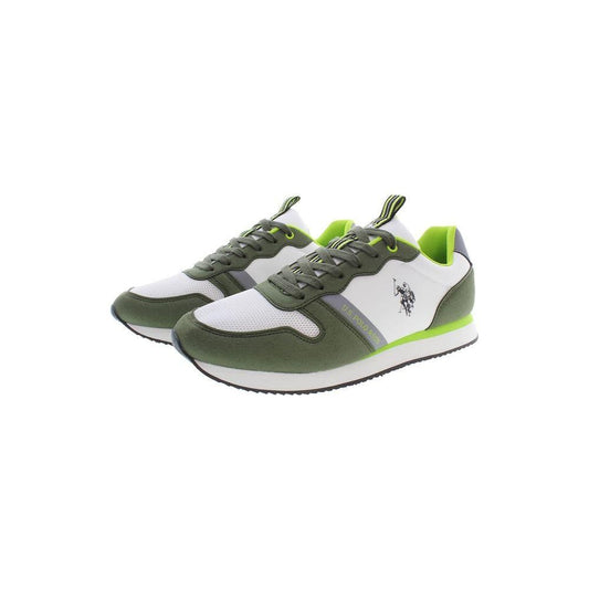 U.S. POLO ASSN. Green Polyester Men Sneaker U.S. POLO ASSN.