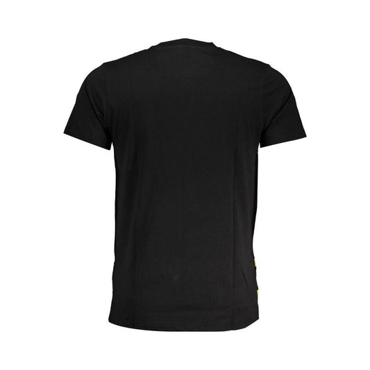 Cavalli Class Black Cotton T-Shirt Cavalli Class