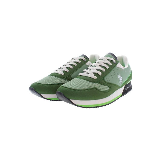 U.S. POLO ASSN. Green Polyester Men Sneaker U.S. POLO ASSN.