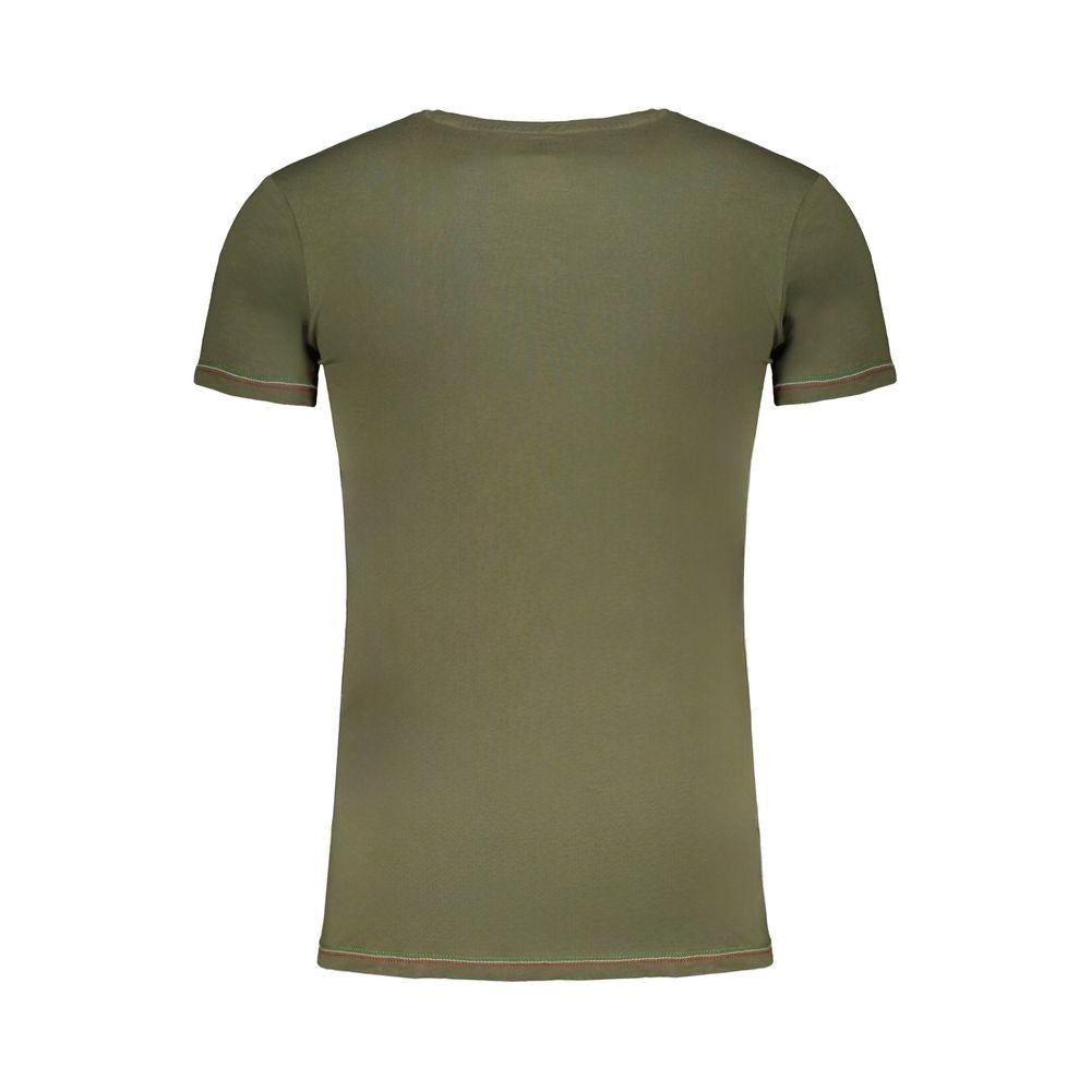 Aeronautica Militare Green Cotton T-Shirt MAN T-SHIRTS Aeronautica Militare