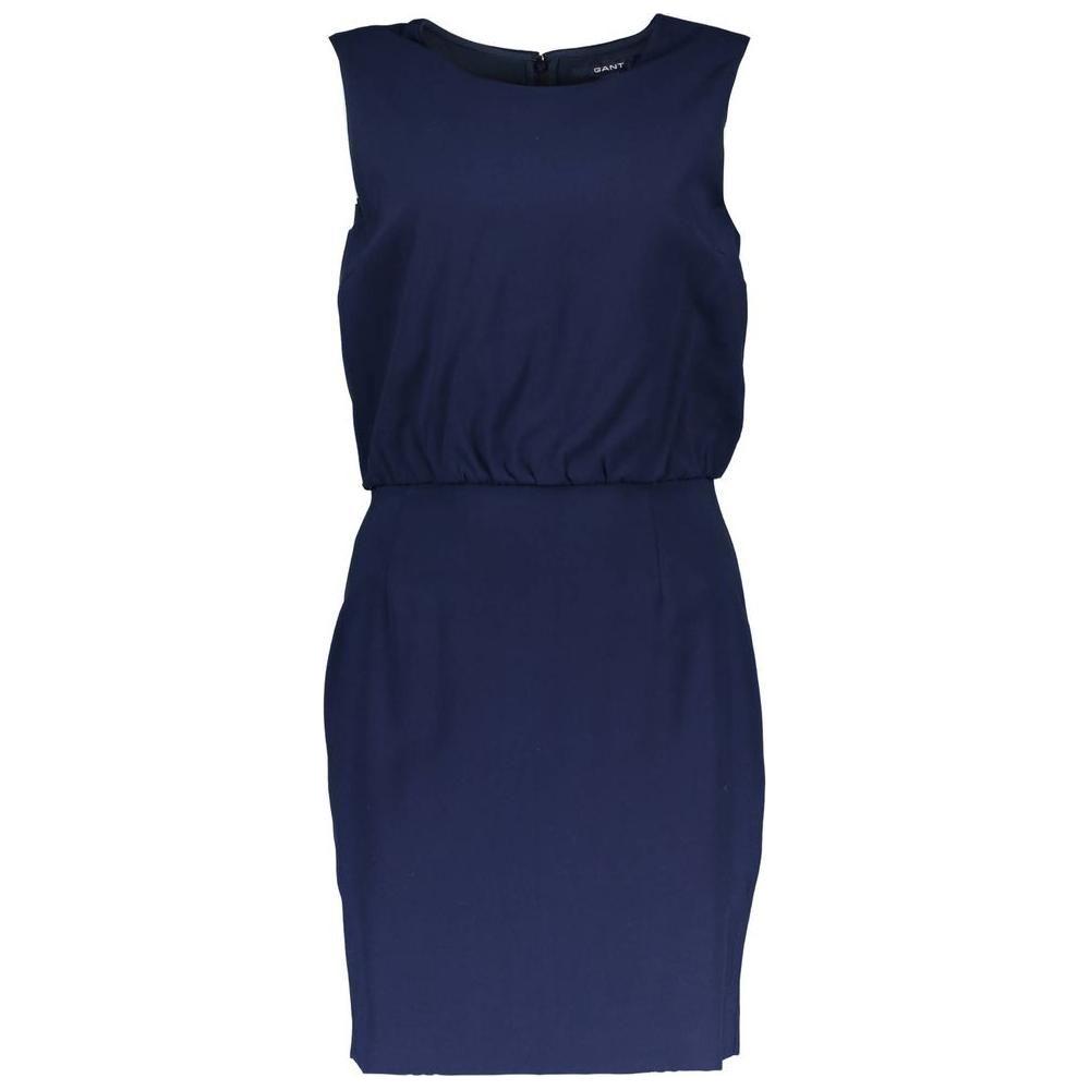 Gant Blue Viscose Women Dress Gant