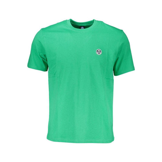 North Sails Green Cotton T-Shirt North Sails