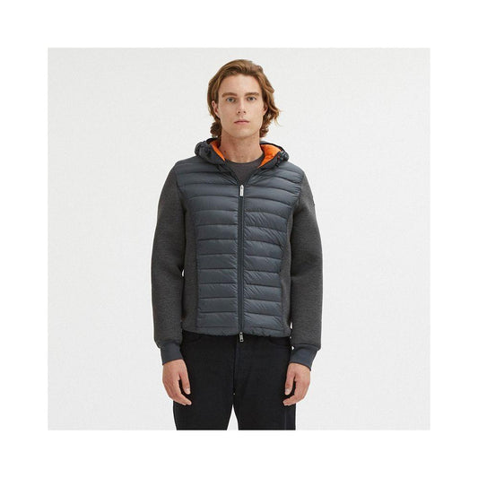 Centogrammi Gray Nylon Men Jacket Centogrammi