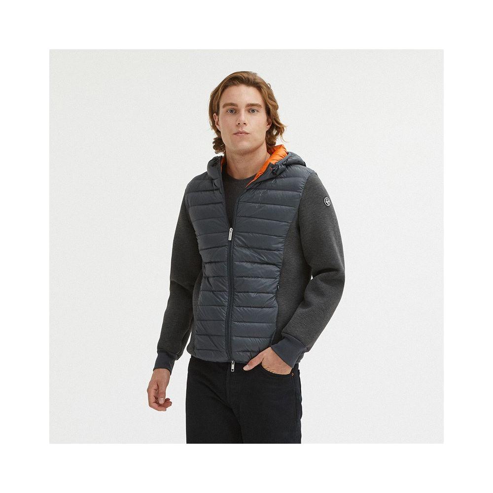 Centogrammi Gray Nylon Men Jacket Centogrammi