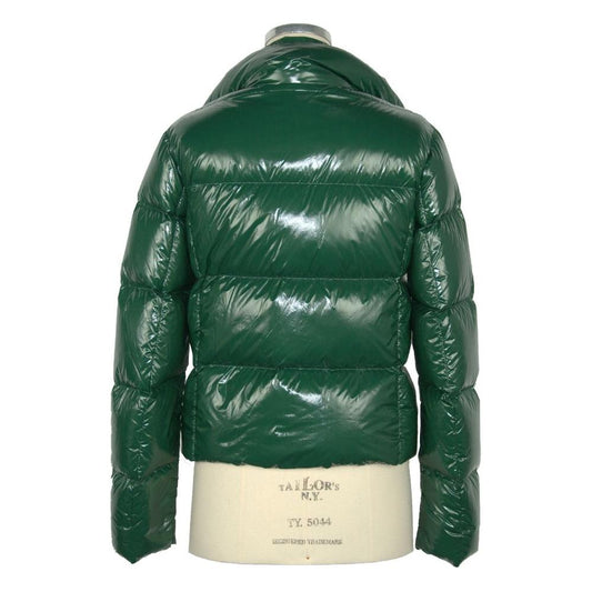 Chic Shiny Down Jacket with Feminine Fit