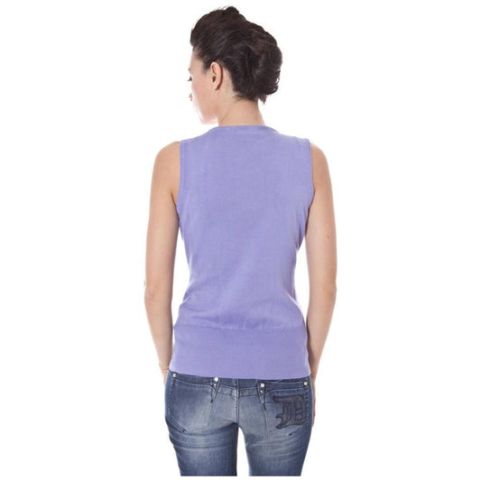 Datch Purple Cotton Sweater Datch