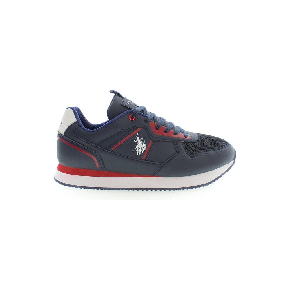 U.S. POLO ASSN. Sleek Blue Sneakers with Contrast Detail U.S. POLO ASSN.