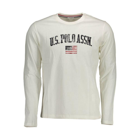 U.S. POLO ASSN. White Cotton Men T-Shirt U.S. POLO ASSN.