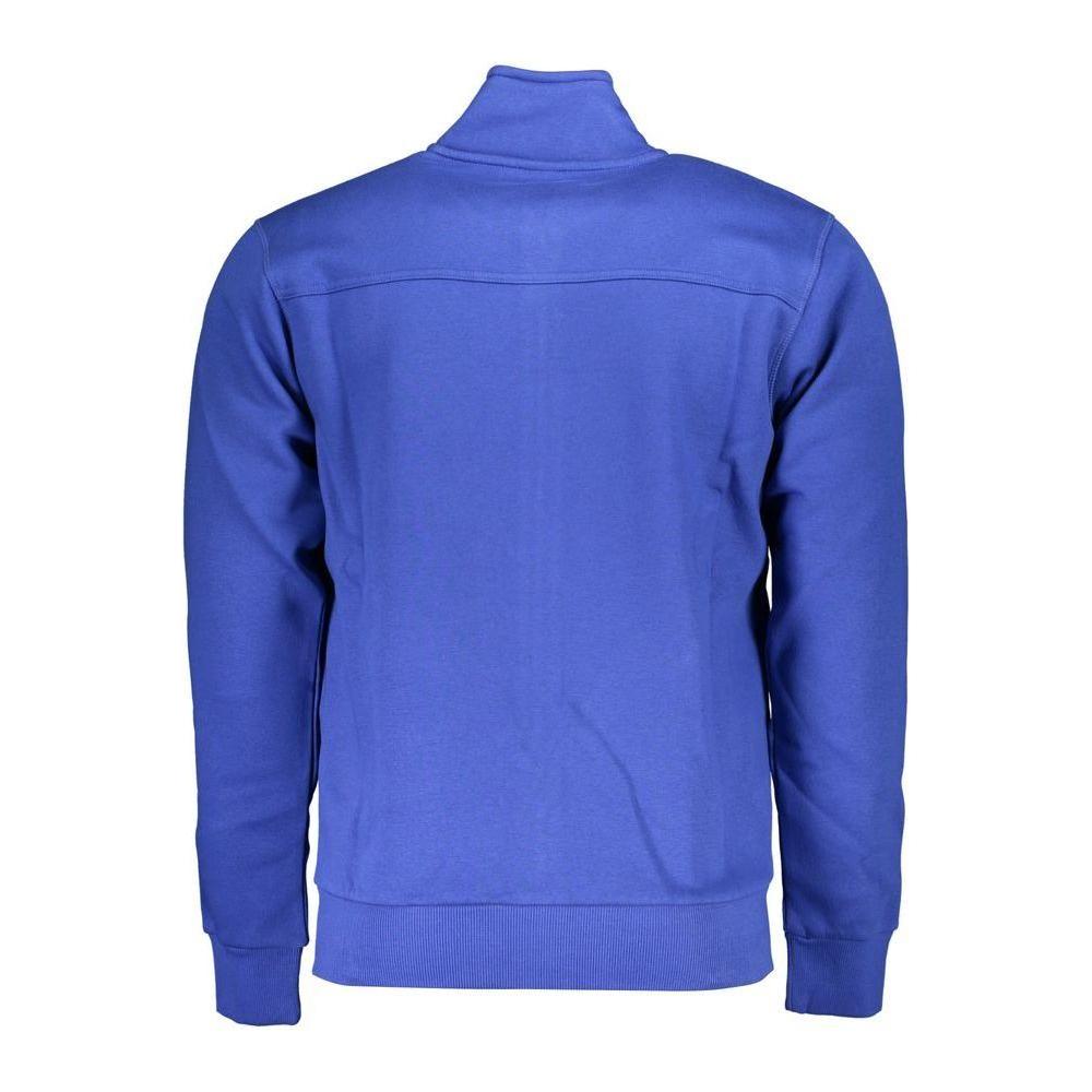 U.S. Grand Polo Chic Long Sleeve Zip-Up Polo Sweatshirt U.S. Grand Polo