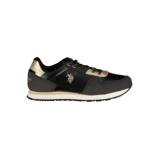 U.S. POLO ASSN. Black Polyester Sneaker