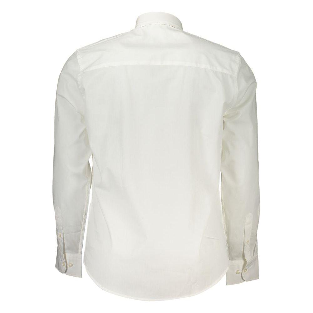 North Sails White Cotton Men Shirt North Sails