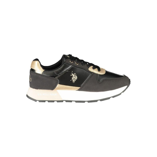 U.S. POLO ASSN. Black Polyester Women Sneaker U.S. POLO ASSN.