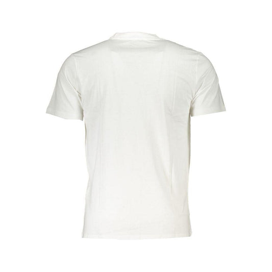 Cavalli Class White Cotton T-Shirt Cavalli Class